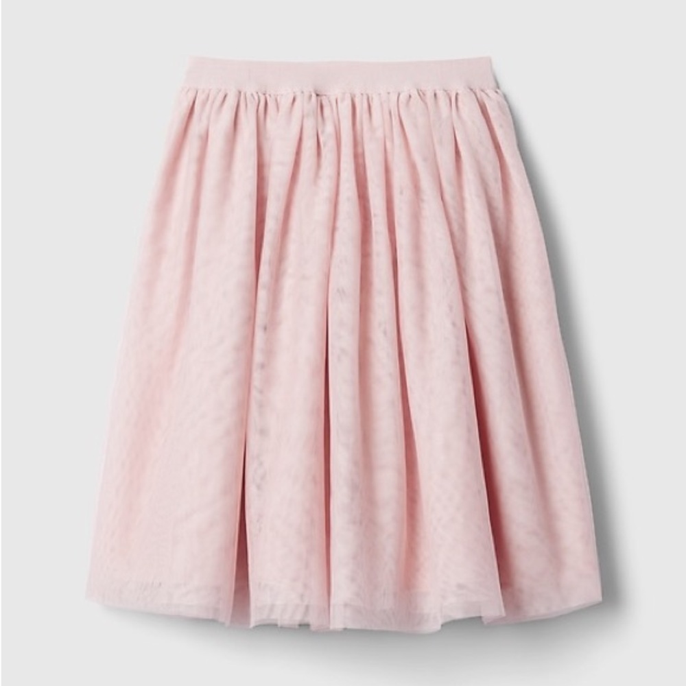 Kids tulle midi skirt
